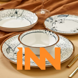 PORCELAIN PLATE SET 24 PIECES FROM FACTORY WHOLESALE 